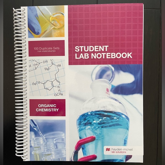 Student Lab Notebook for Organic Chemistry - Picture 1 of 8